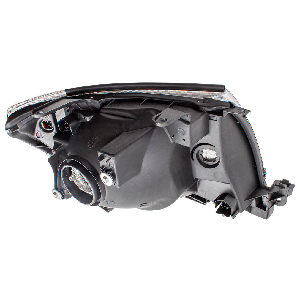 Brock Replacement Pair Set Performance Headlights Headlamp Units w/ Chrome Bezels Compatible with 05-11 Tacoma Pickup Truck 8115004173 8111004173