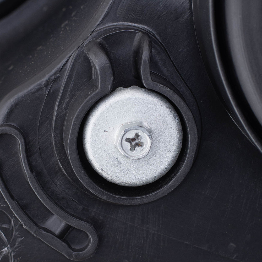 Halogen Combination Headlight Assembly With Chrome Bezel Without LED Daytime Running Light Passenger Side Right For 2011-2020 Toyota Sienna