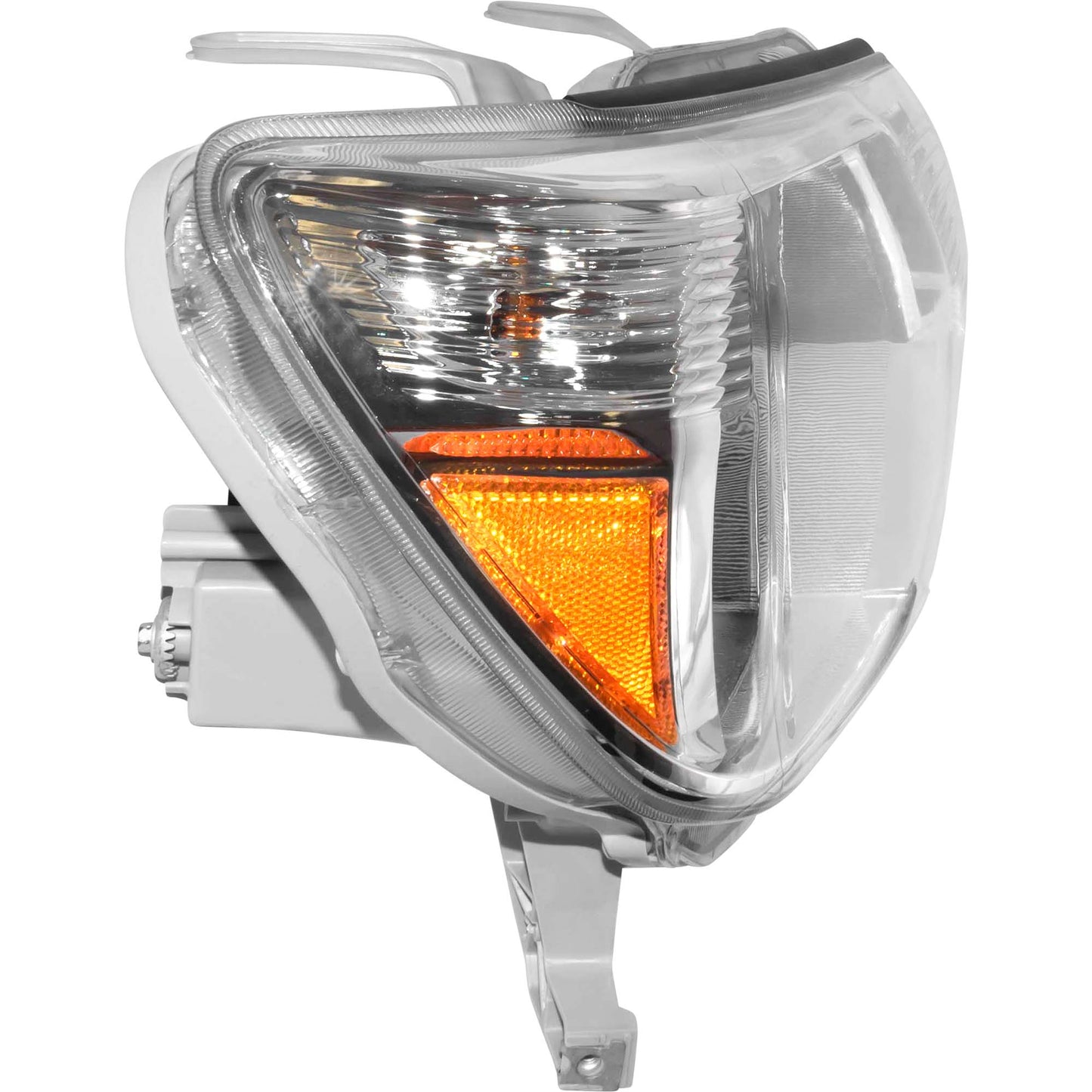 Brock Replacement Driver and Passenger Headlights with Chrome Bezels Compatible with Tacoma Pickup Truck 81150-04180 81110-04180