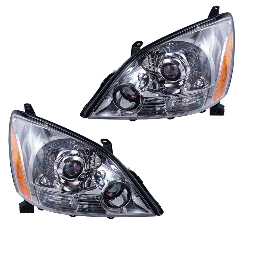2005-2009 Lexus GX 470 With Sport Package Halogen Combination Headlight Unit Set LH+RH