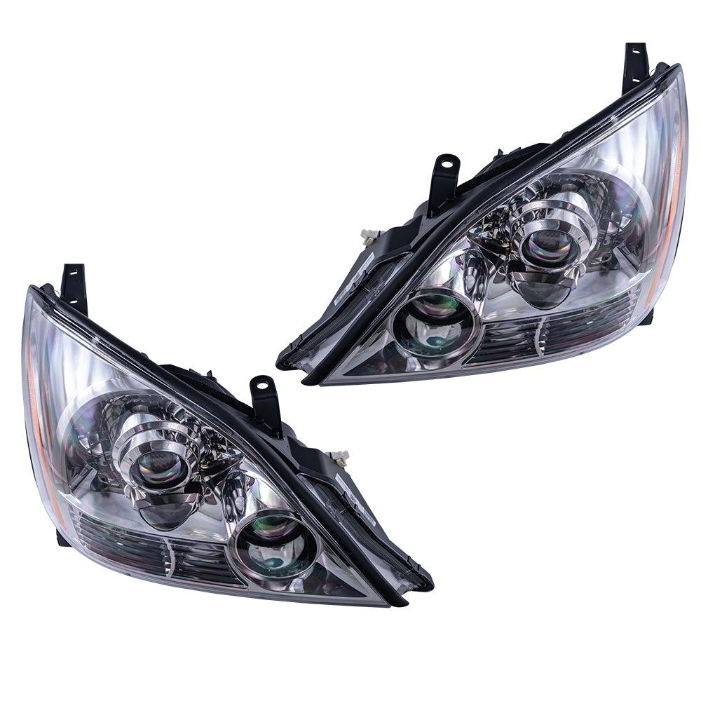 2005-2009 Lexus GX 470 With Sport Package Halogen Combination Headlight Unit Set LH+RH