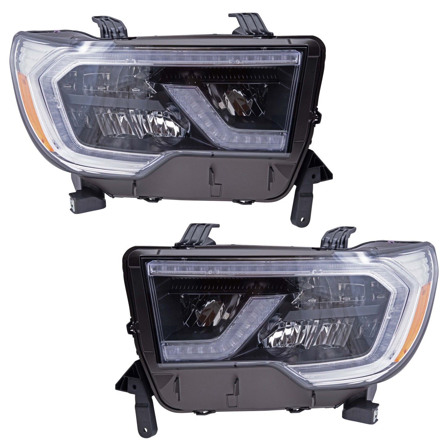 LED Headlight Assembly Set Driver Side Left Passenger Side Right for 2018-2022 Toyota Sequoia Platinum