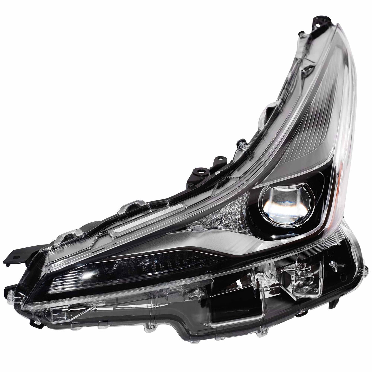 CAPA Certified LED Combination Headlight Assembly Without Automatic High Beam Driver Side Left For 2019-2022 Toyota Prius Without Fog Lights