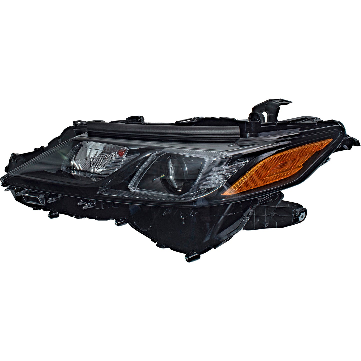 Bi-LED Combination Headlight Assembly Without LED Signal Light With Black Bezel Driver Side Left For 2020-2024 Toyota Camry XSE With TRD Package 2021-2024 Toyota Camry SE/TRD 2021-2024 Toyota Camry Hybrid SE
