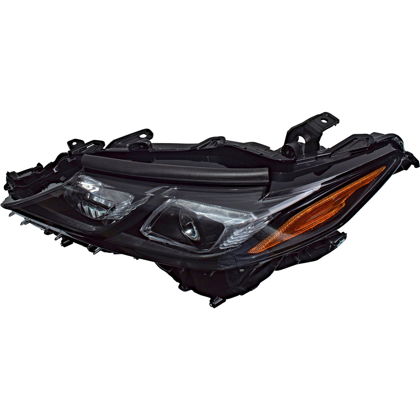 Bi-LED Combination Headlight Assembly Without LED Signal Light With Black Bezel Driver Side Left For 2020-2024 Toyota Camry XSE With TRD Package 2021-2024 Toyota Camry SE/TRD 2021-2024 Toyota Camry Hybrid SE