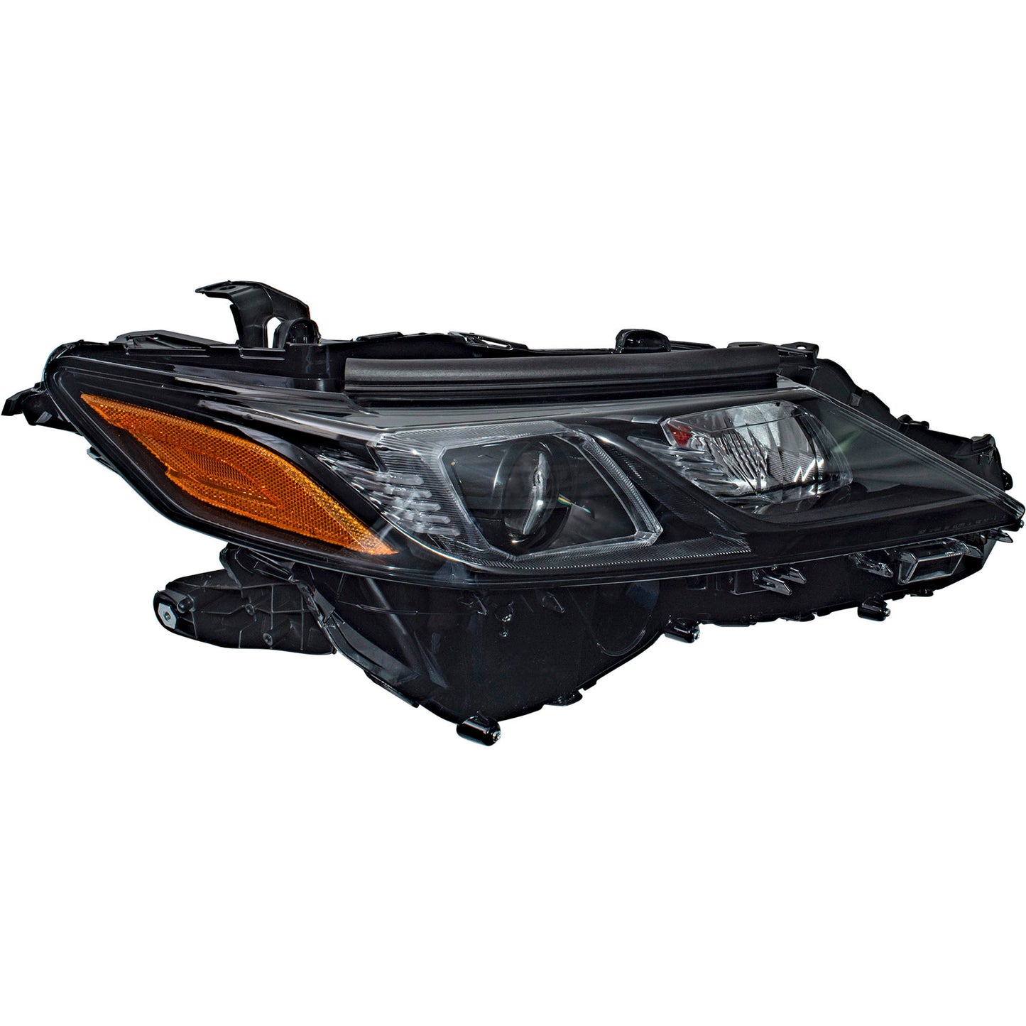 Bi-LED Combination Headlight Assembly Without LED Signal Light With Black Bezel Driver Side Left Passenger Side Right Set For 2020-2024 Toyota Camry XSE With TRD Package 2021-2024 Toyota Camry SE/TRD 2021-2024 Toyota Camry Hybrid SE