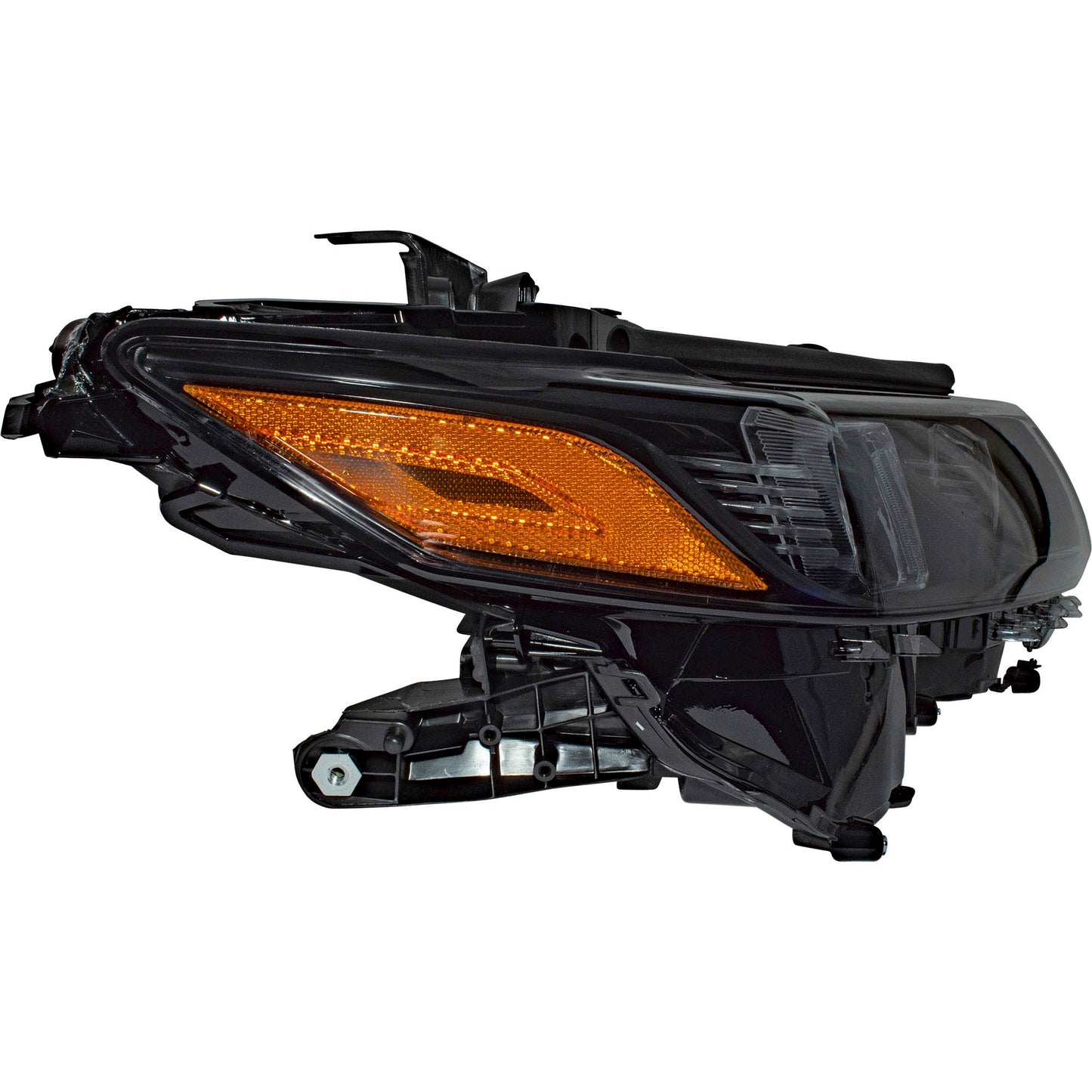 Bi-LED Combination Headlight Assembly Without LED Signal Light With Black Bezel Driver Side Left Passenger Side Right Set For 2020-2024 Toyota Camry XSE With TRD Package 2021-2024 Toyota Camry SE/TRD 2021-2024 Toyota Camry Hybrid SE