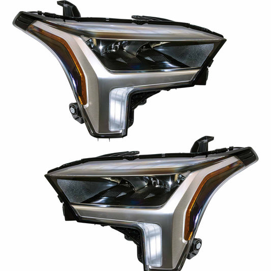 LED Combination Headlight Assembly Without LED Signal Light Set Driver Side Left Passenger Side Right For 2022-2024 Toyota Tundra 2022-2024 Toyota Tundra Hybrid 2023-2025 Toyota Sequoia