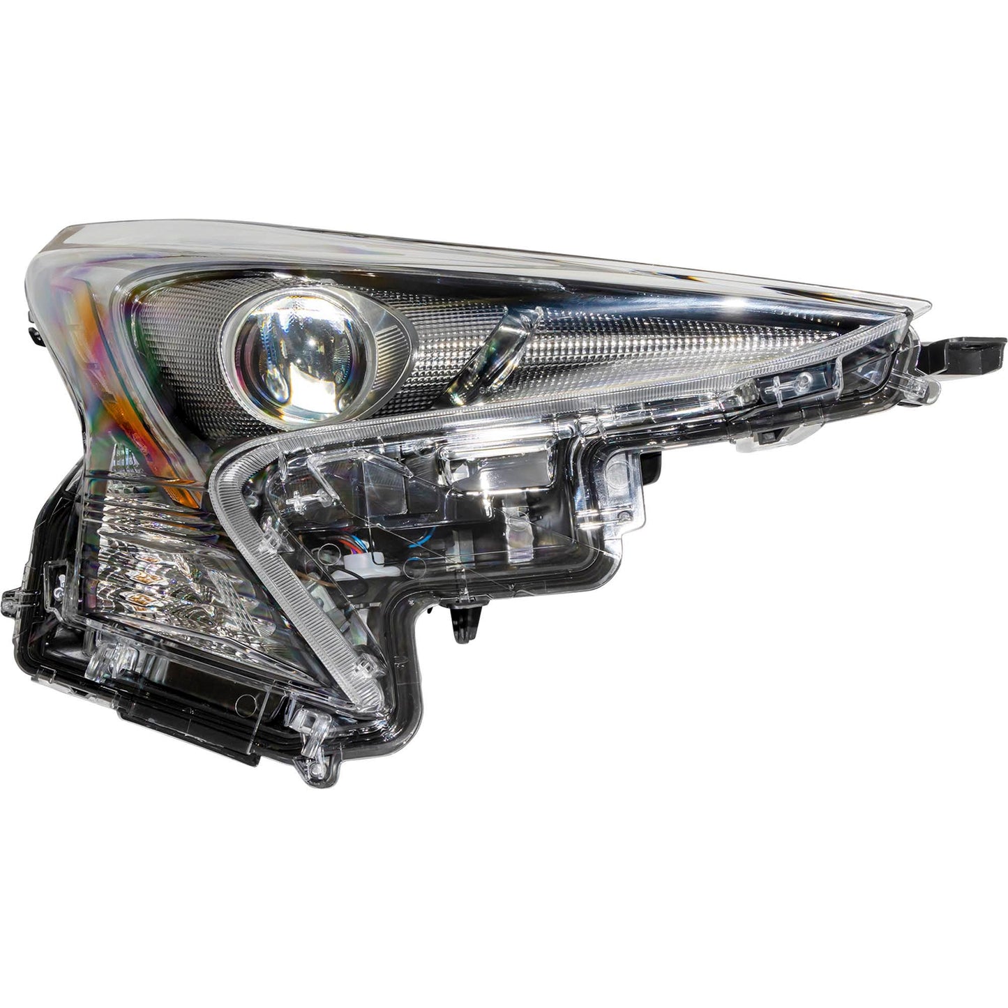 LED Combination Headlight Assembly Set Driver Side Left Passenger Side Right For 2016-2018 Toyota Prius Without Fog Lights