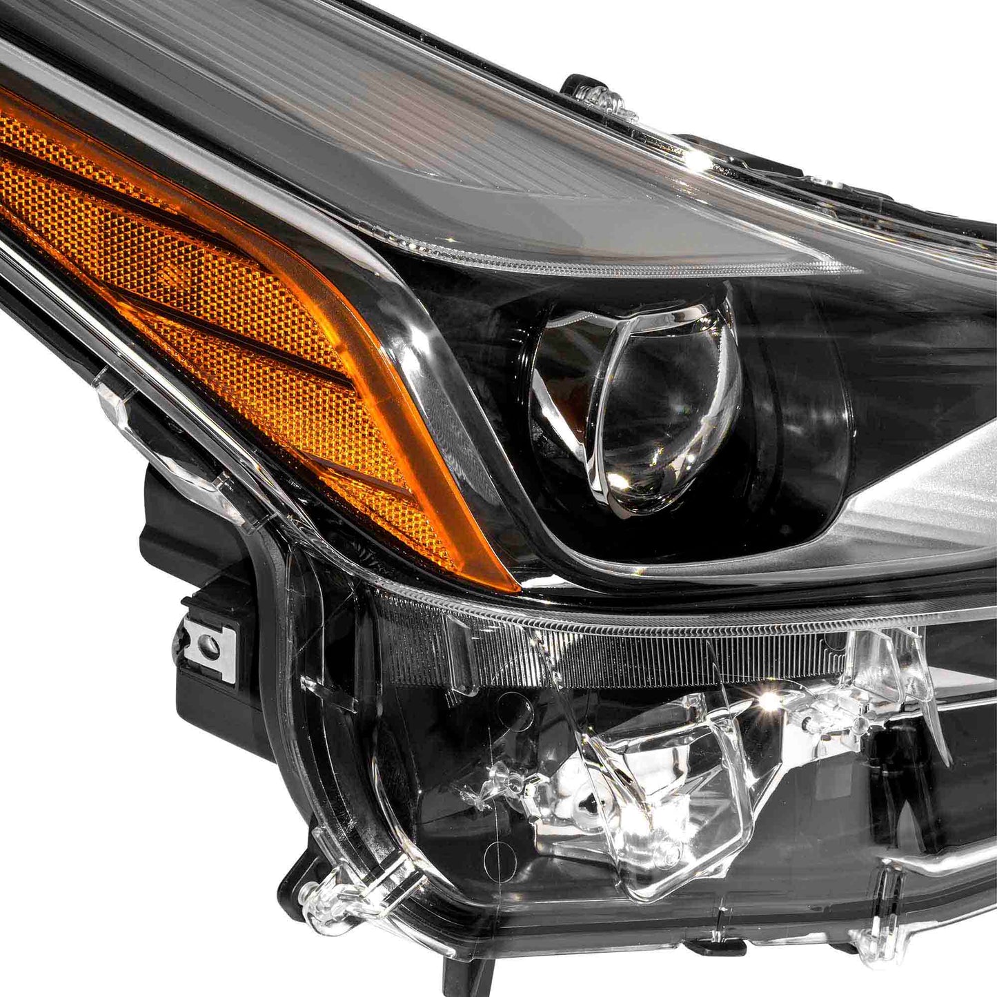 LED Combination Headlight Assembly Set Driver Side Left Passenger Side Right For 2019-2022 Toyota Prius With Fog Lights Without Adaptive Headlights