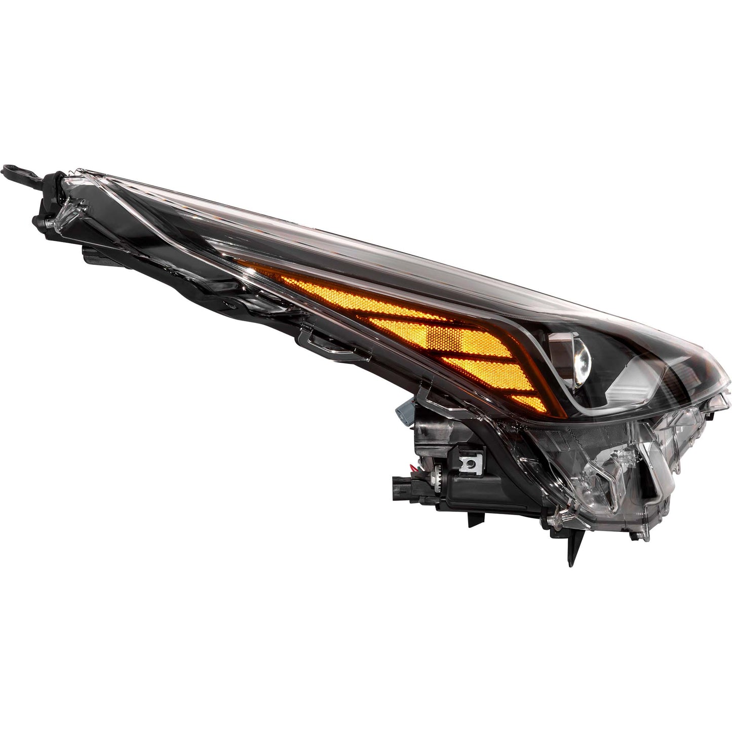 LED Combination Headlight Assembly Passenger Side Right For 2019-2022 Toyota Prius With Fog Lights Without Adaptive Headlights