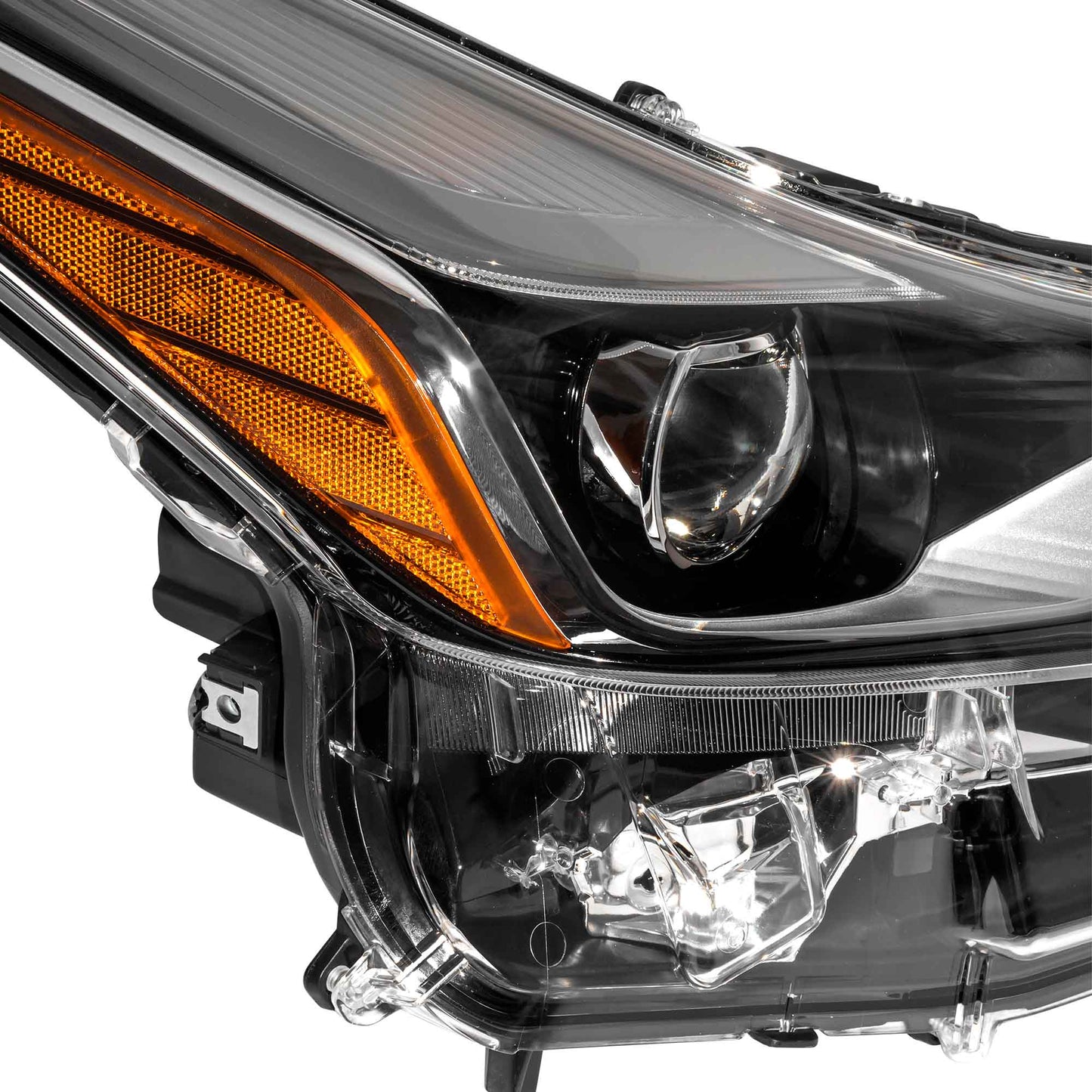LED Combination Headlight Assembly Passenger Side Right For 2019-2022 Toyota Prius With Fog Lights Without Adaptive Headlights