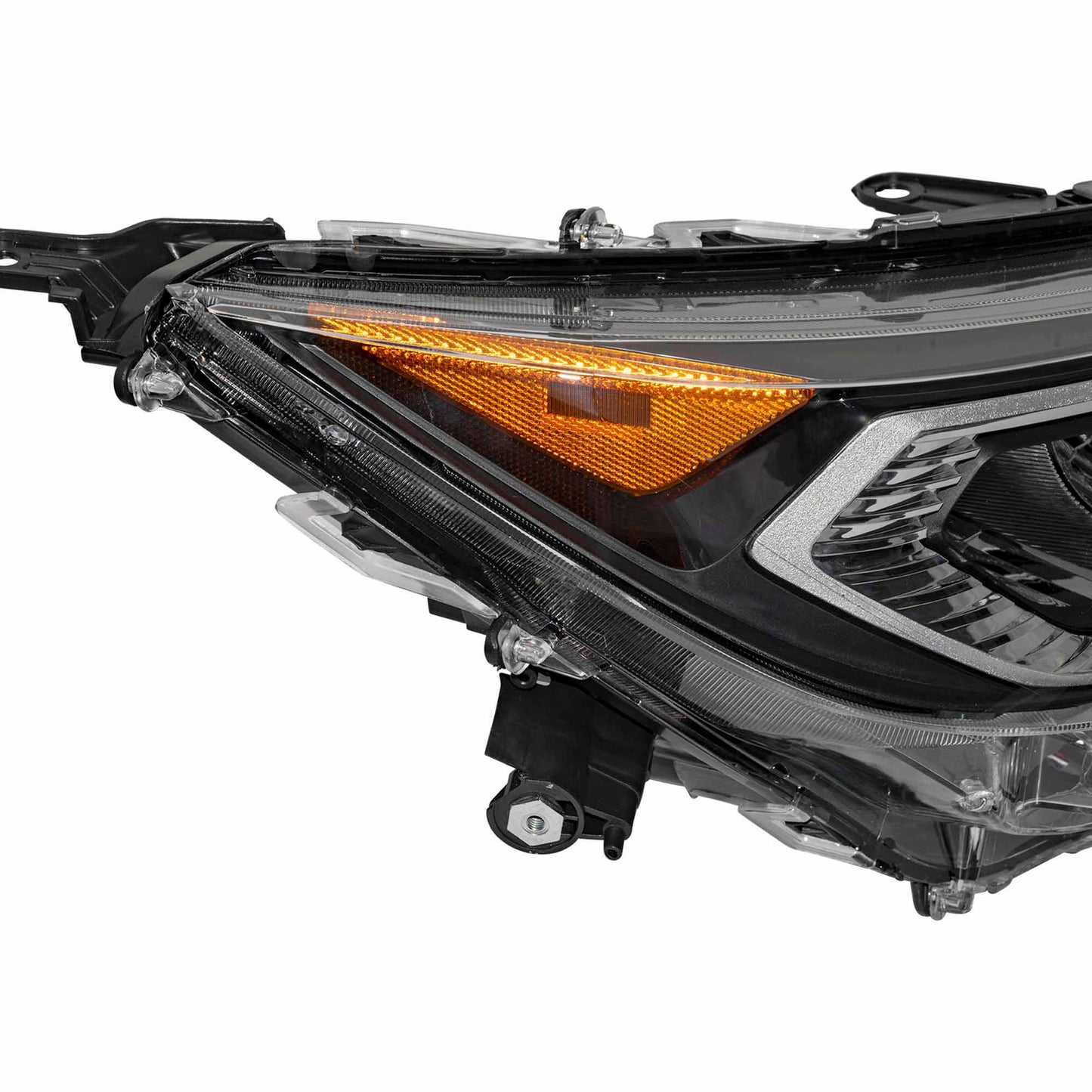 LED Combination Headlight Assembly With Chrome Bezel Set Driver Side Left Passenger Side Right For 2019-2021 Toyota RAV4 Japan Built Adventure/Limited/Trail/TRD Off-Road/XLE/XLE Premium