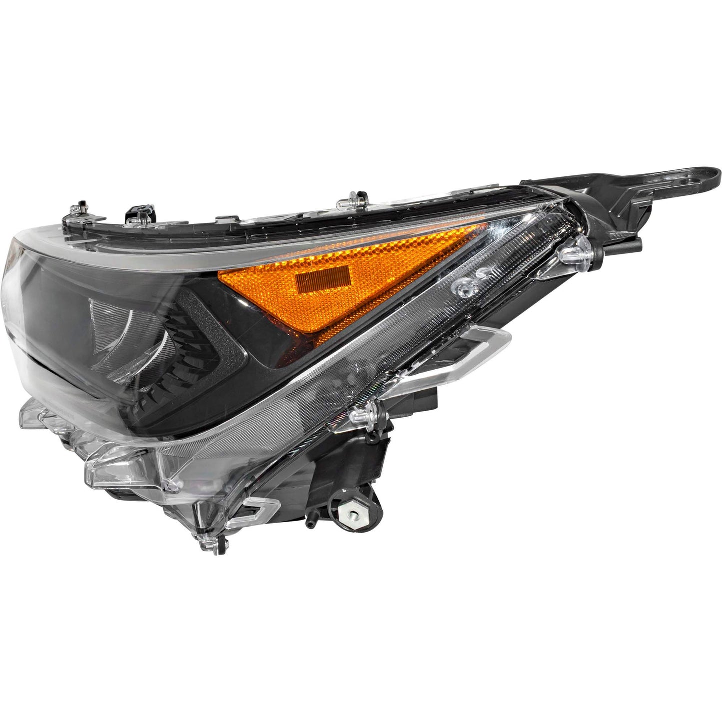 LED Combination Headlight Assembly With Black Bezel Driver Side Left For 2019-2022 Toyota RAV4 Japan Built LE 2019-2021 Toyota RAV4 Hybrid Japan Built LE