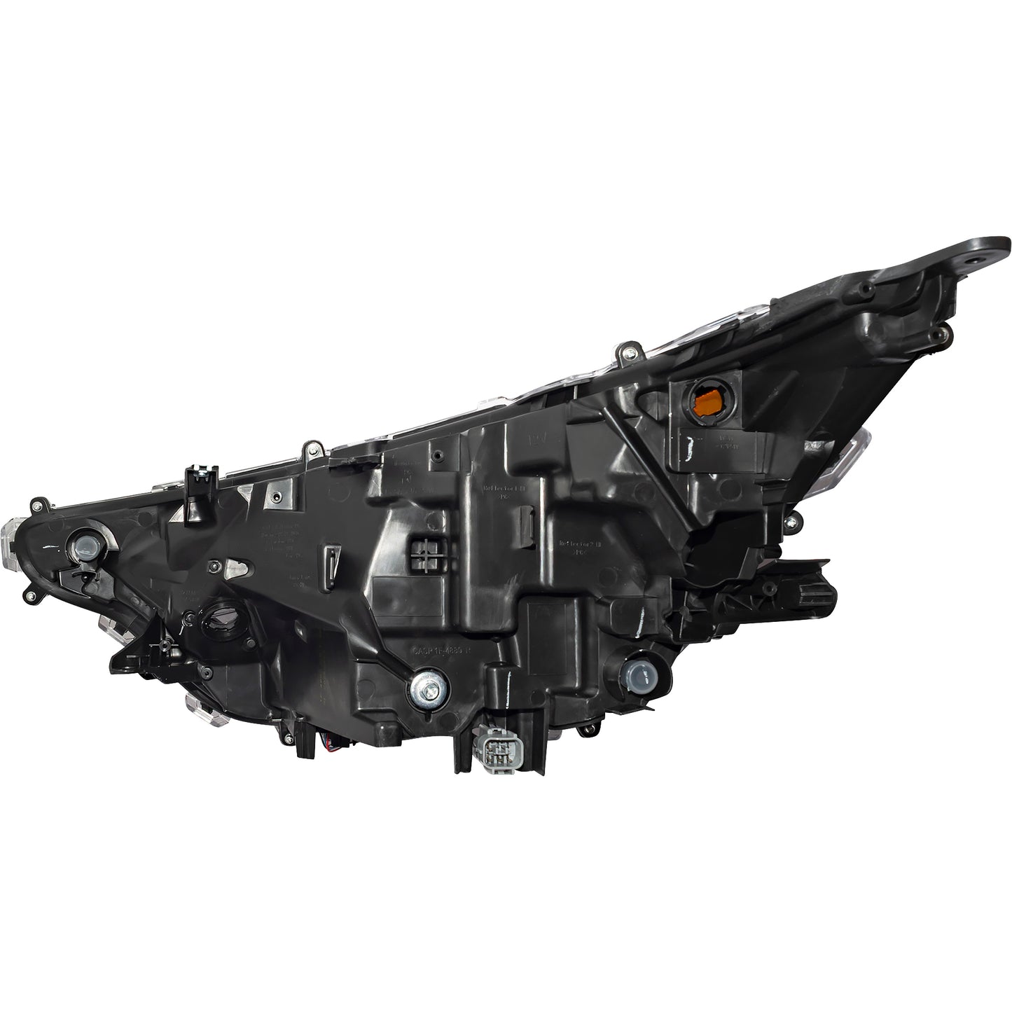 LED Combination Headlight Assembly With Black Bezel Passenger Side Right For 2019-2022 Toyota RAV4 Japan Built LE 2019-2021 Toyota RAV4 Hybrid Japan Built LE