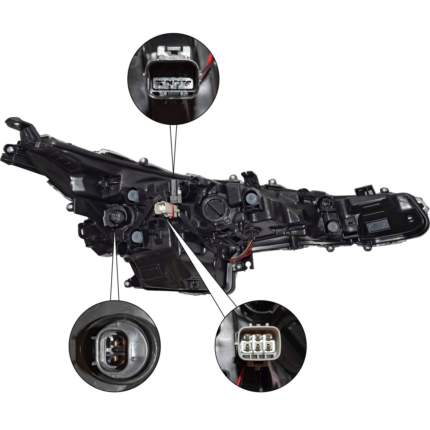 LED Combination Headlight Assembly Driver Side Left For 2020-2022 Toyota Corolla Sedan North American Built SE/XLE/XSE Without Apex/Nightshade