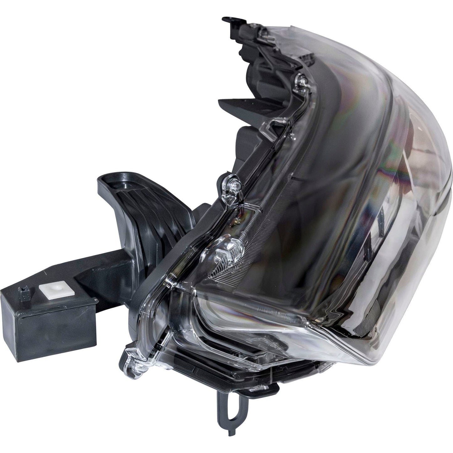 LED Combination Headlight Assembly With Chrome Trim Without LED Turn Signal Driver Side Left For 2022-2025 Toyota Corolla Cross L/LE 2023-2025 Toyota Corolla Cross Hybrid S/SE