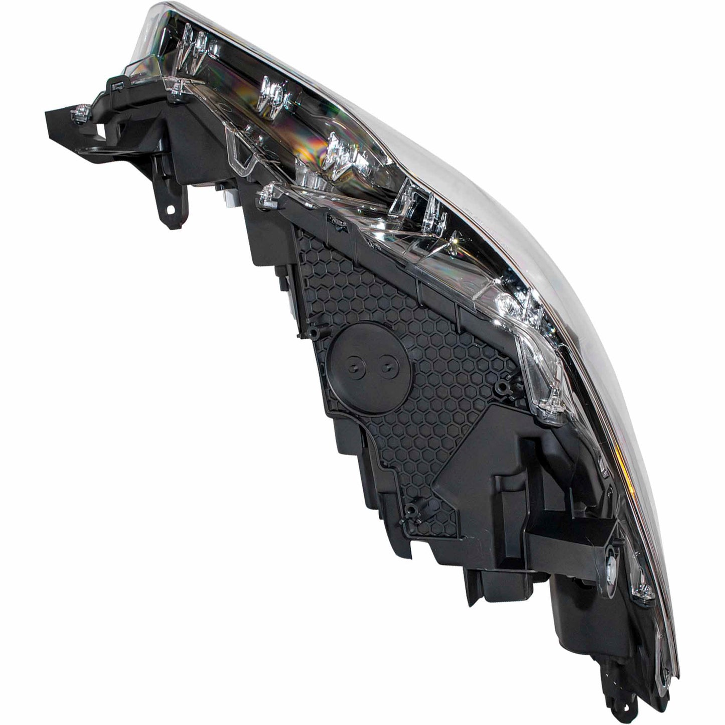 LED Combination Headlight Assembly With Chrome Trim Without LED Turn Signal Driver Side Left For 2022-2025 Toyota Corolla Cross L/LE 2023-2025 Toyota Corolla Cross Hybrid S/SE