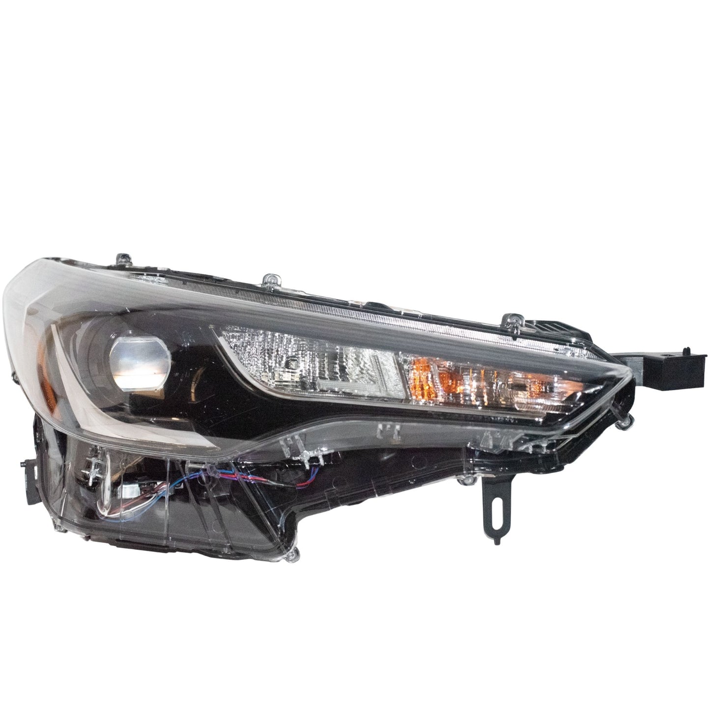 CAPA Certified LED Combination Headlight Assembly With Chrome Trim Without LED Turn Signal Passenger Side Passenger Side Right For 2022-2025 Toyota Corolla Cross L/LE 2023-2025 Toyota Corolla Cross Hybrid S/SE