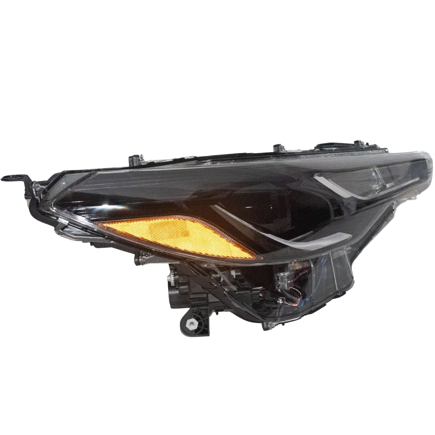 CAPA Certified LED Combination Headlight Assembly With Chrome Trim Without LED Turn Signal Passenger Side Passenger Side Right For 2022-2025 Toyota Corolla Cross L/LE 2023-2025 Toyota Corolla Cross Hybrid S/SE