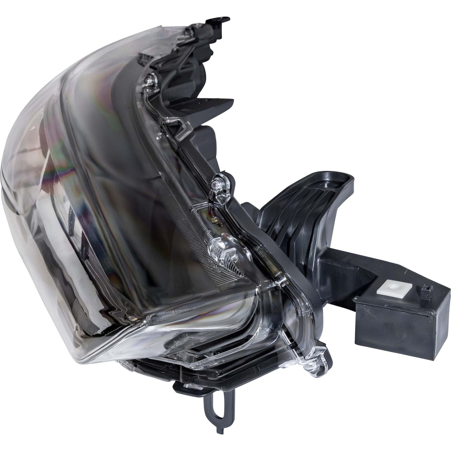 LED Combination Headlight Assembly With Chrome Trim Without LED Turn Signal Passenger Side Right For 2022-2025 Toyota Corolla Cross L/LE 2023-2025 Toyota Corolla Cross Hybrid S/SE