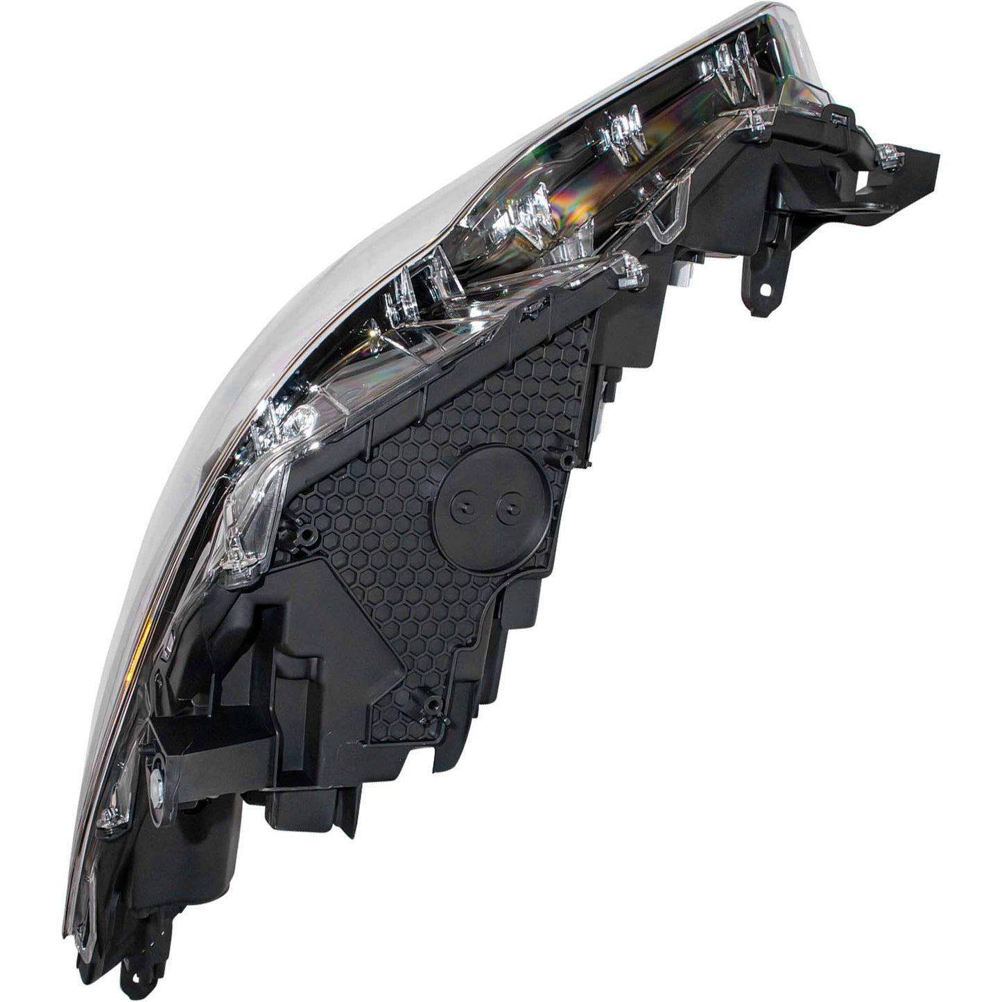 LED Combination Headlight Assembly With Chrome Trim Without LED Turn Signal Passenger Side Right For 2022-2025 Toyota Corolla Cross L/LE 2023-2025 Toyota Corolla Cross Hybrid S/SE