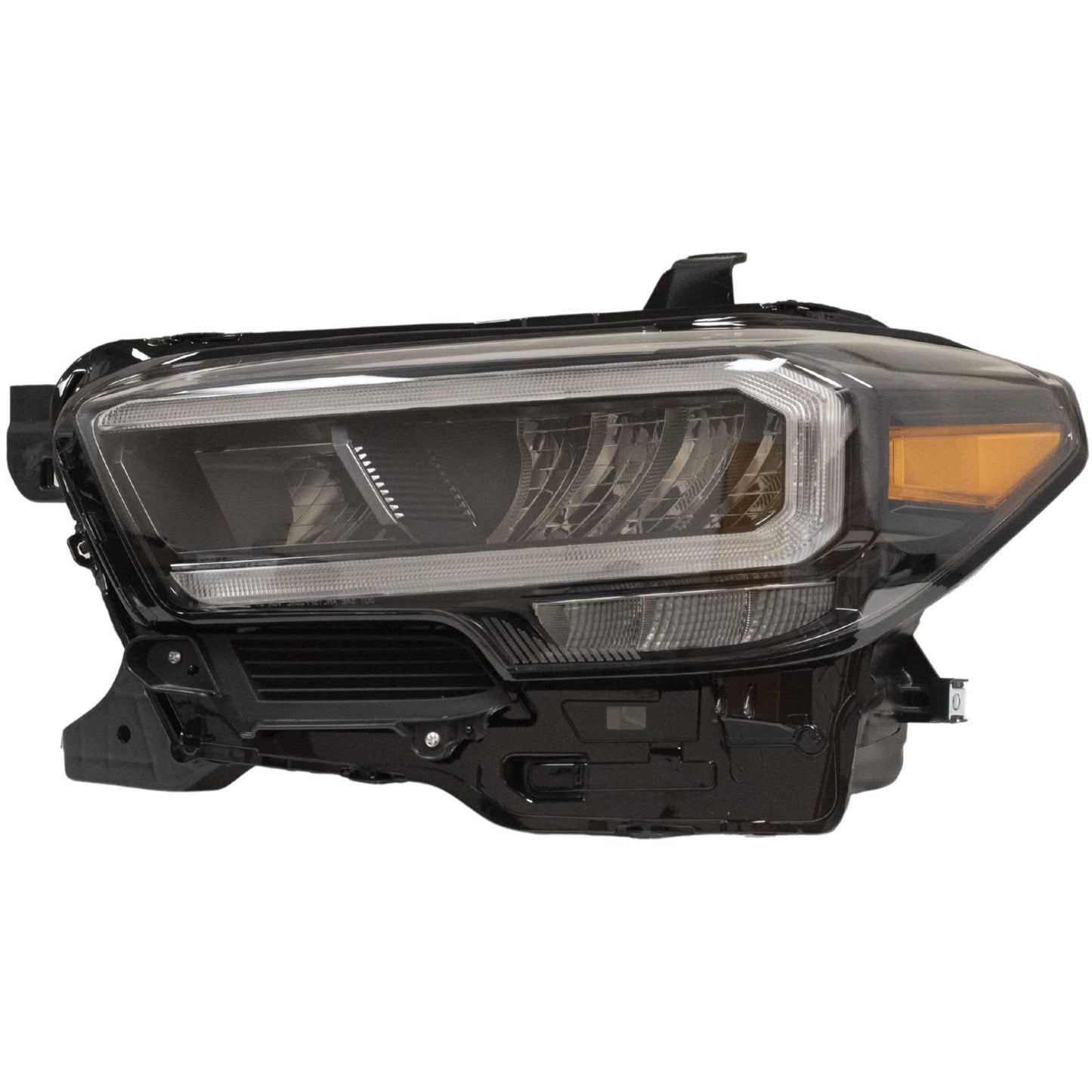 LED Combination Headlight Assembly With LED Turn Signal and Black Bezel Driver Side Left 2020-2023 Toyota Tacoma TRD With TRD Pro Package 2020-2023 Tacoma TRD Pro