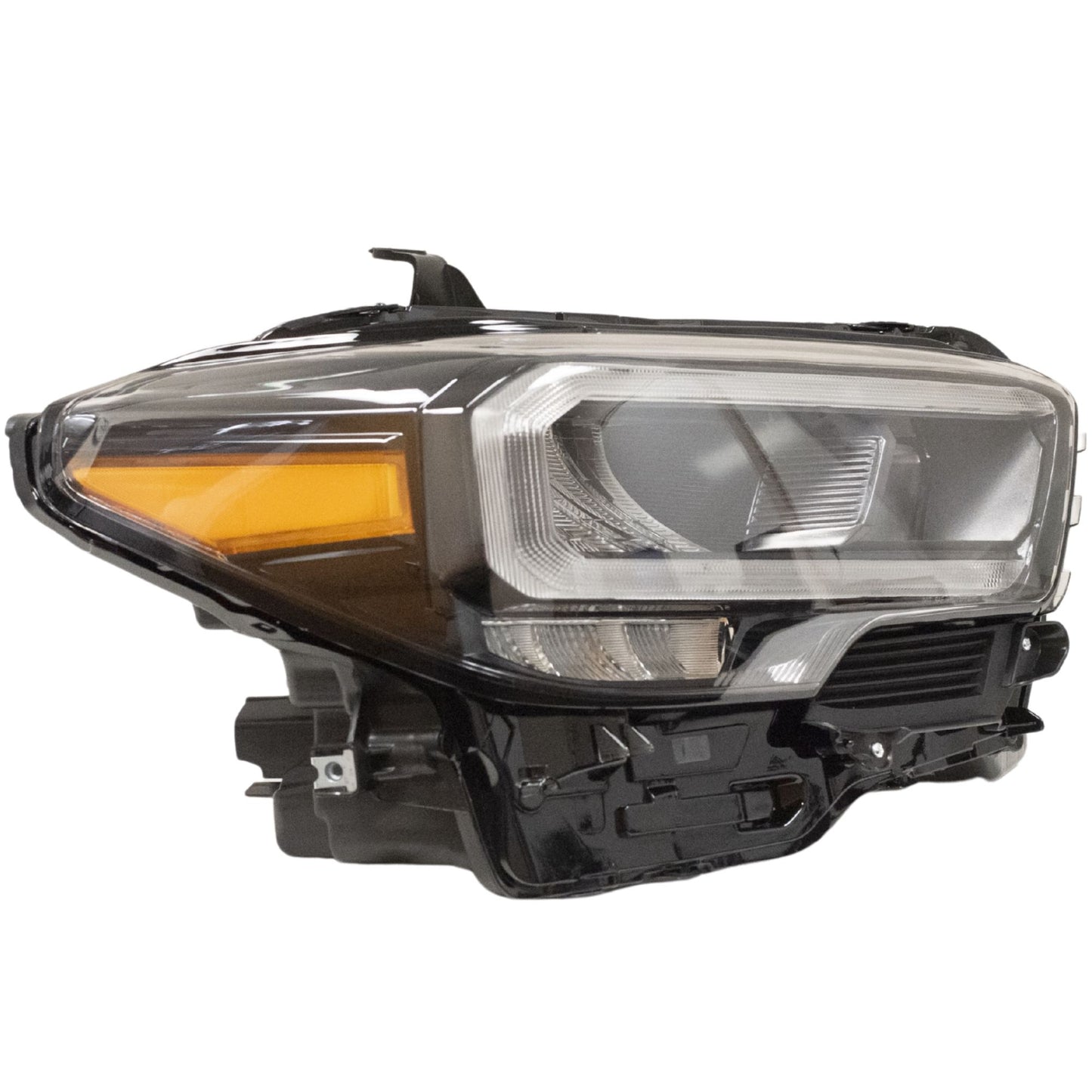 LED Combination Headlight Assembly With LED Turn Signal and Black Bezel Passenger Side Right 2020-2023 Toyota Tacoma TRD With TRD Pro Package 2020-2023 Tacoma TRD Pro