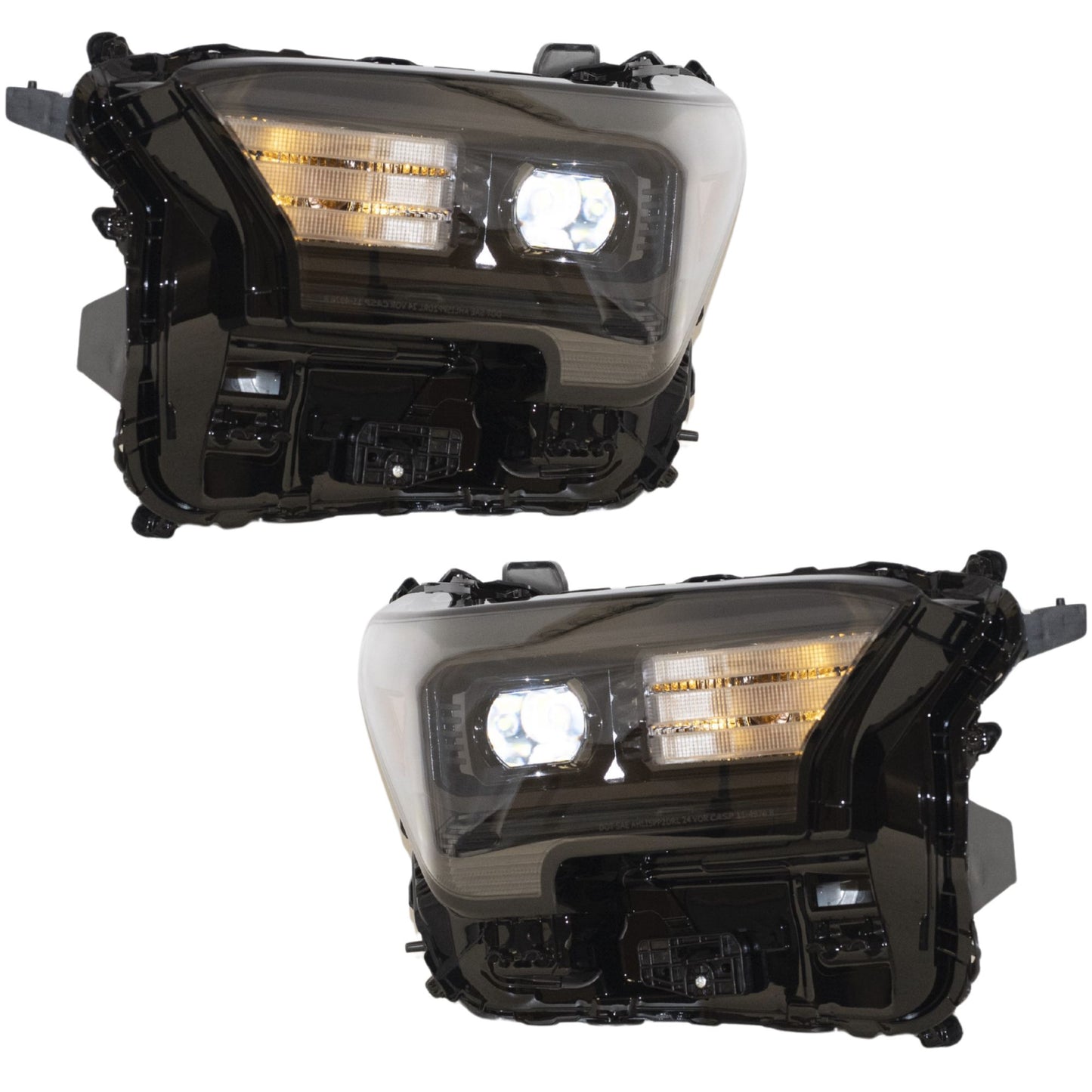 LED Combination Headlight Assembly Without LED Turn Signal 2 Piece Set Driver Side Left Passenger Side Right For 2024-2025 Toyota Tacoma/Tacoma Hybrid