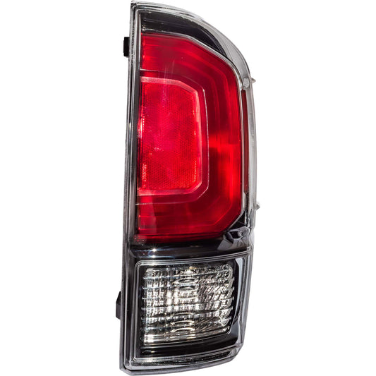 Brock Aftermarket Replacement Passenger Right Combination Tail Light Assembly Without Black Bezel Compatible With 2020-2023 Toyota Tacoma Limited