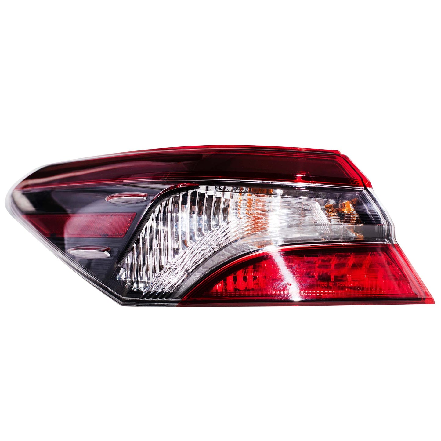 CAPA Certified Combination Tail Light Assembly Body Mounted Driver Side Left For 2021-2024 Toyota Camry L/LE/TRD - XSE With TRD Package 2021-2024 Toyota Camry Hybrid LE/SE