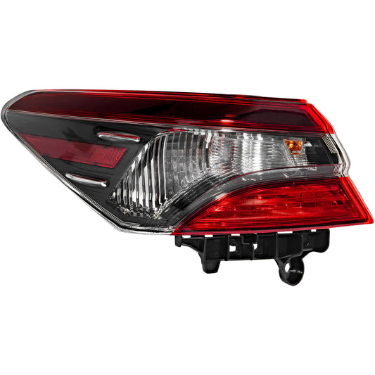 Combination Tail Light Assembly Body Mounted Driver Side Left For 2021-2024 Toyota Camry L/LE/TRD/XSE With TRD Package 2021-2024 Toyota Camry Hybrid LE/SE