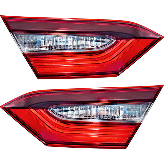 Combination Tail Light Assembly Set Lid Mounted Driver Side Left For 2021-2024 Toyota Camry L/LE/TRD/XSE With TRD Package 2021-2024 Toyota Camry Hybrid LE/SE