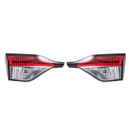 2020-2024 Toyota Corolla L/LE/SE Sedan North America Built Combination Tail Light Assembly Trunk Lid Mounted Set LH+RH