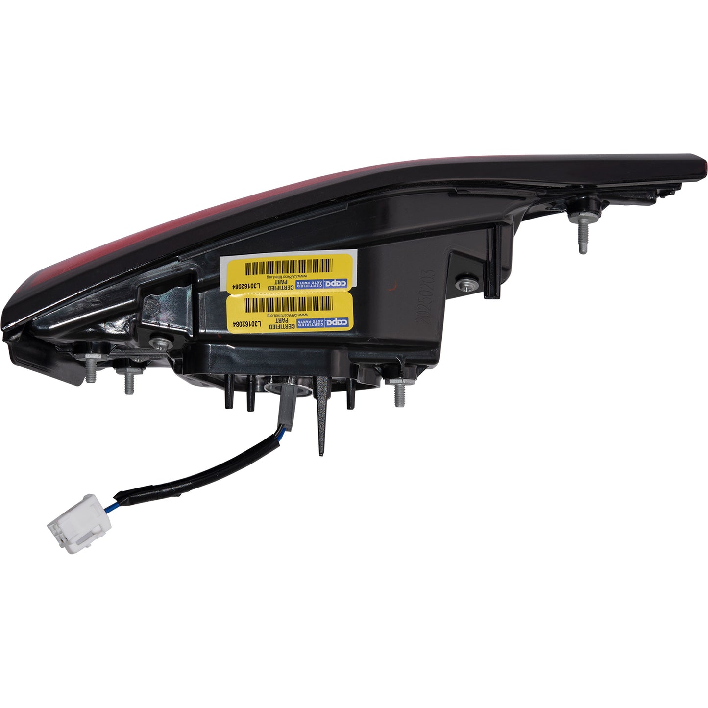 CAPA Certified Tail Light Assembly Lid Mounted Passenger Side Right For 2020-2024 Toyota Corolla L/LE/SE Sedan North American Built