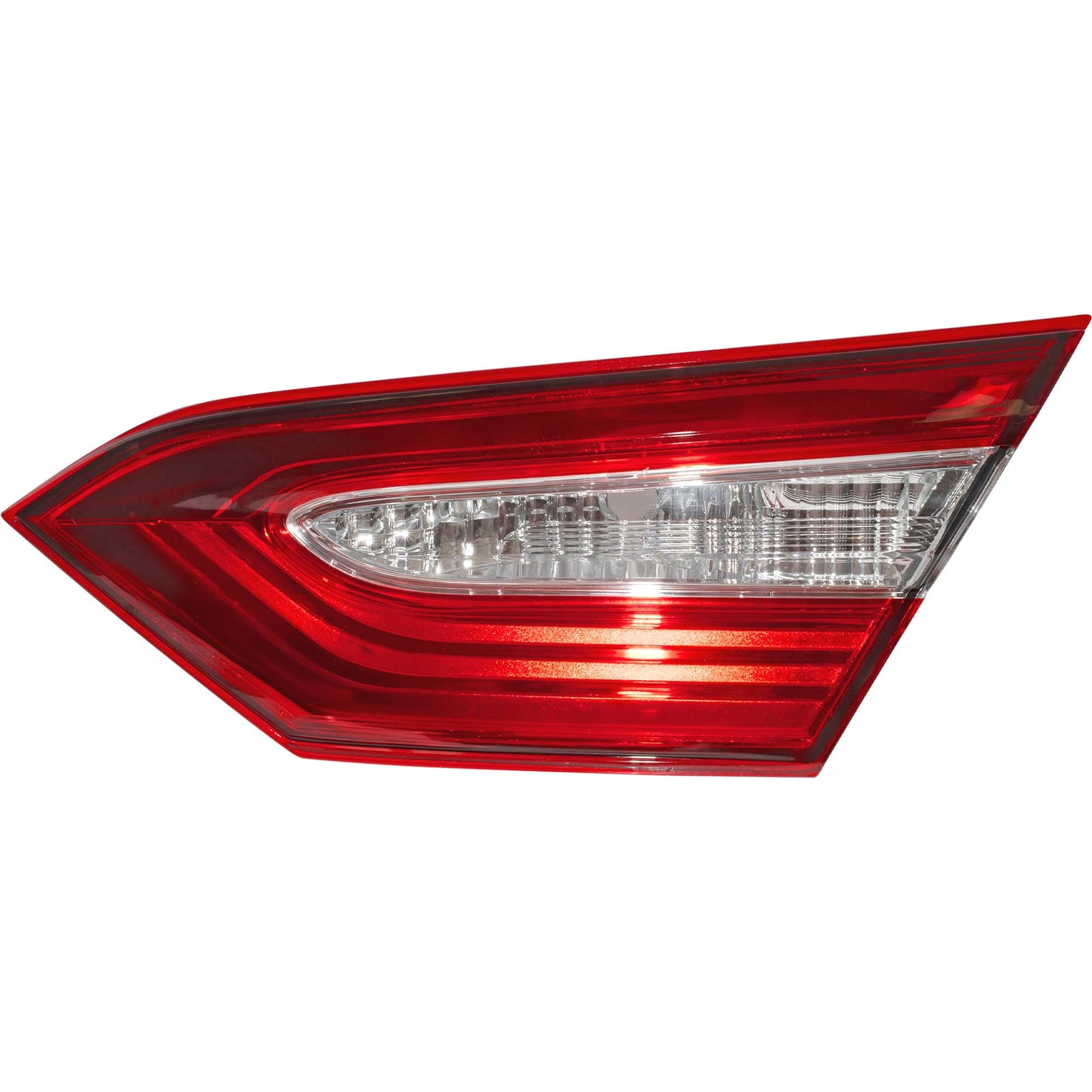 Combination Tail Light Assembly With Clear Back-Up Lens Lid Mounted Passenger Side Right For 2018-2019 Toyota Camry Japan Built LE