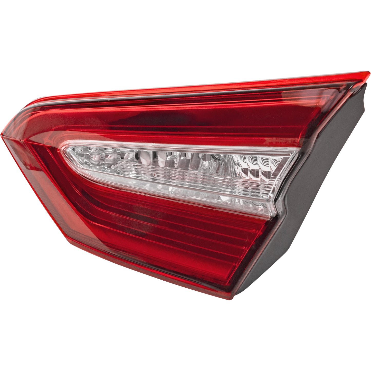 Combination Tail Light Assembly With Clear Back-Up Lens Lid Mounted Passenger Side Right For 2018-2019 Toyota Camry Japan Built LE