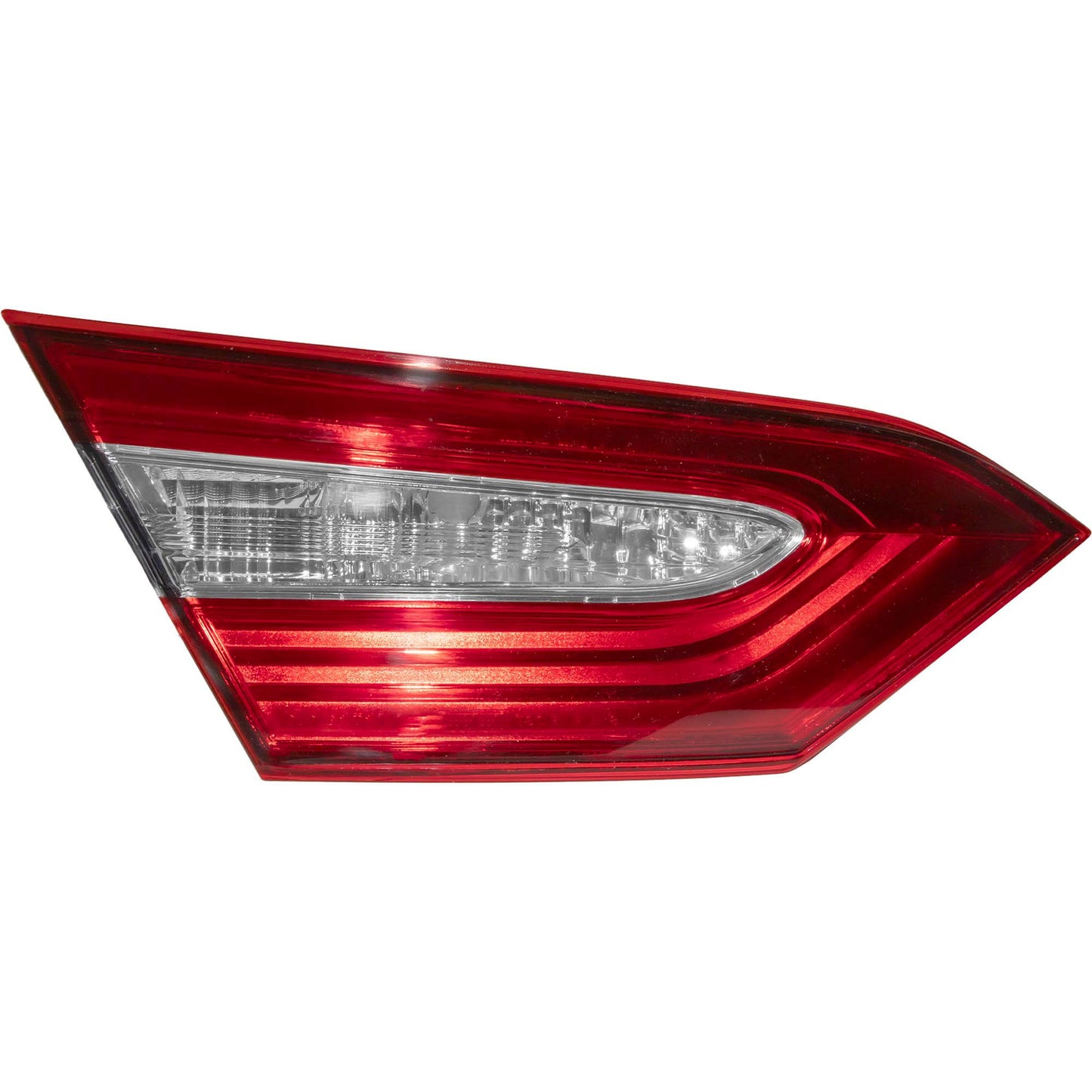 Combination Tail Light Assembly With Smoked Back-Up Lens Lid Mounted Driver Side Left For 2018-2019 Toyota Camry SE Japan Built