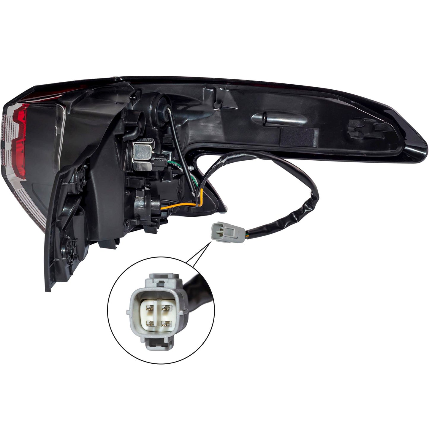 LED Combination Tail Light Assembly Body Mounted Driver Side Left For 2023-2025 Toyota Sienna LE/XLE/Woodland