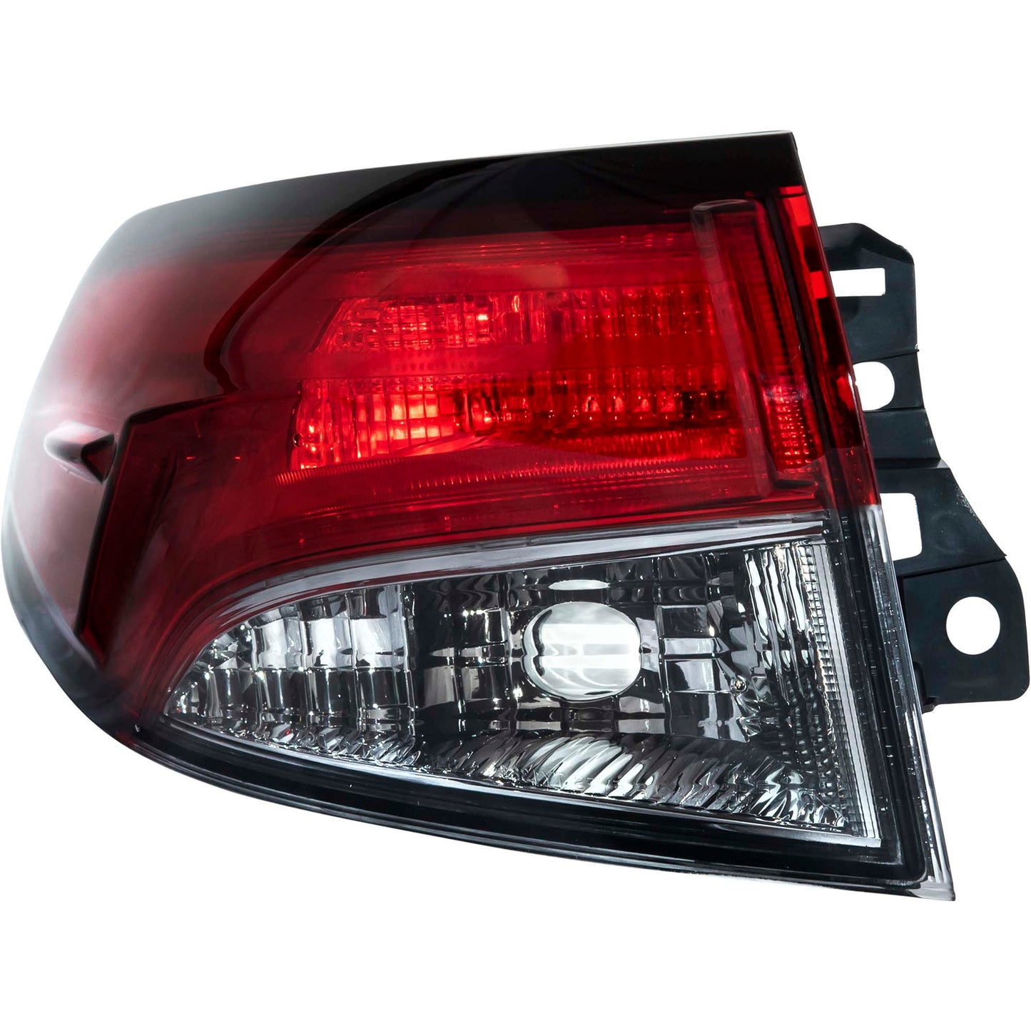 LED Combination Tail Light Assembly With Smoked Signal Lens Body Mounted Driver Side Left For 2020-2023 Toyota Corolla Sedan XLE/XSE 2023 Toyota Corolla Hybrid XLE/XSE