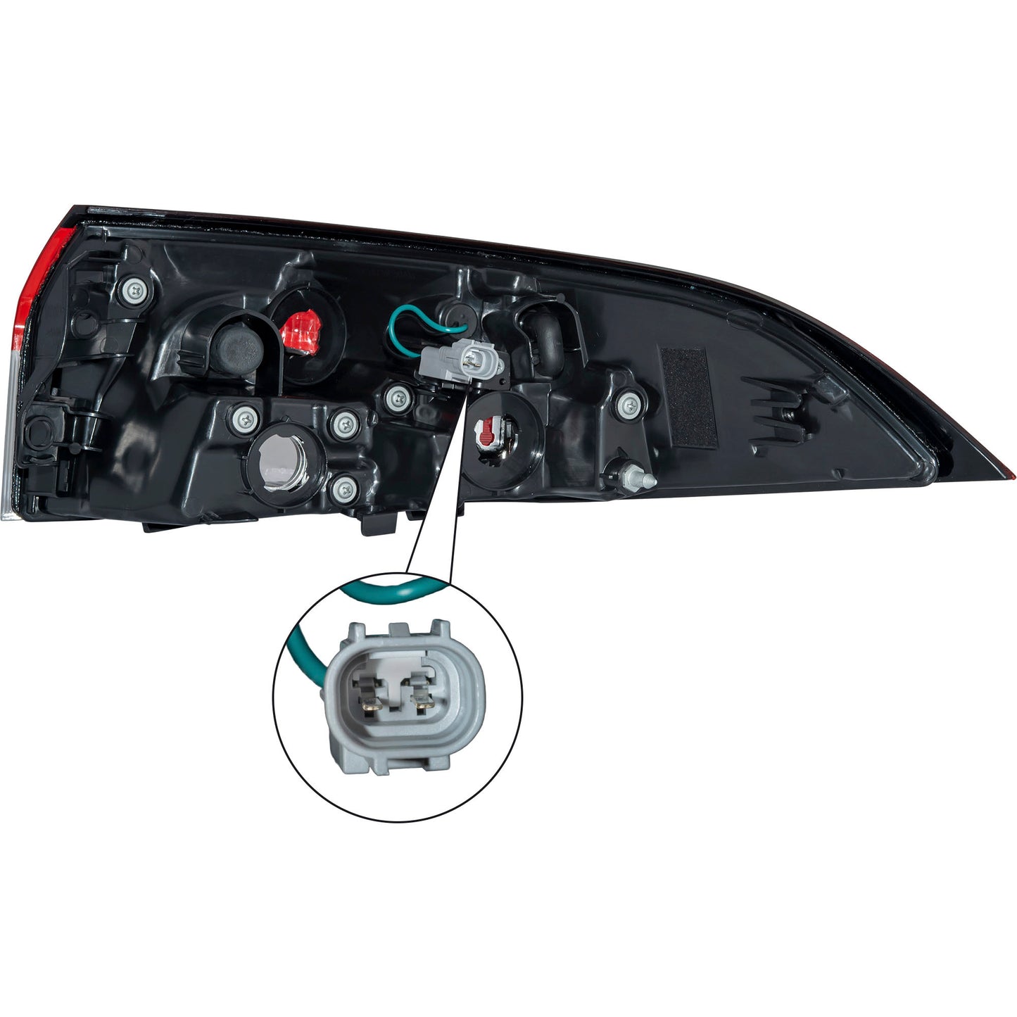 LED Combination Tail Light Assembly With Smoked Signal Lens Body Mounted Driver Side Left For 2020-2023 Toyota Corolla Sedan XLE/XSE 2023 Toyota Corolla Hybrid XLE/XSE