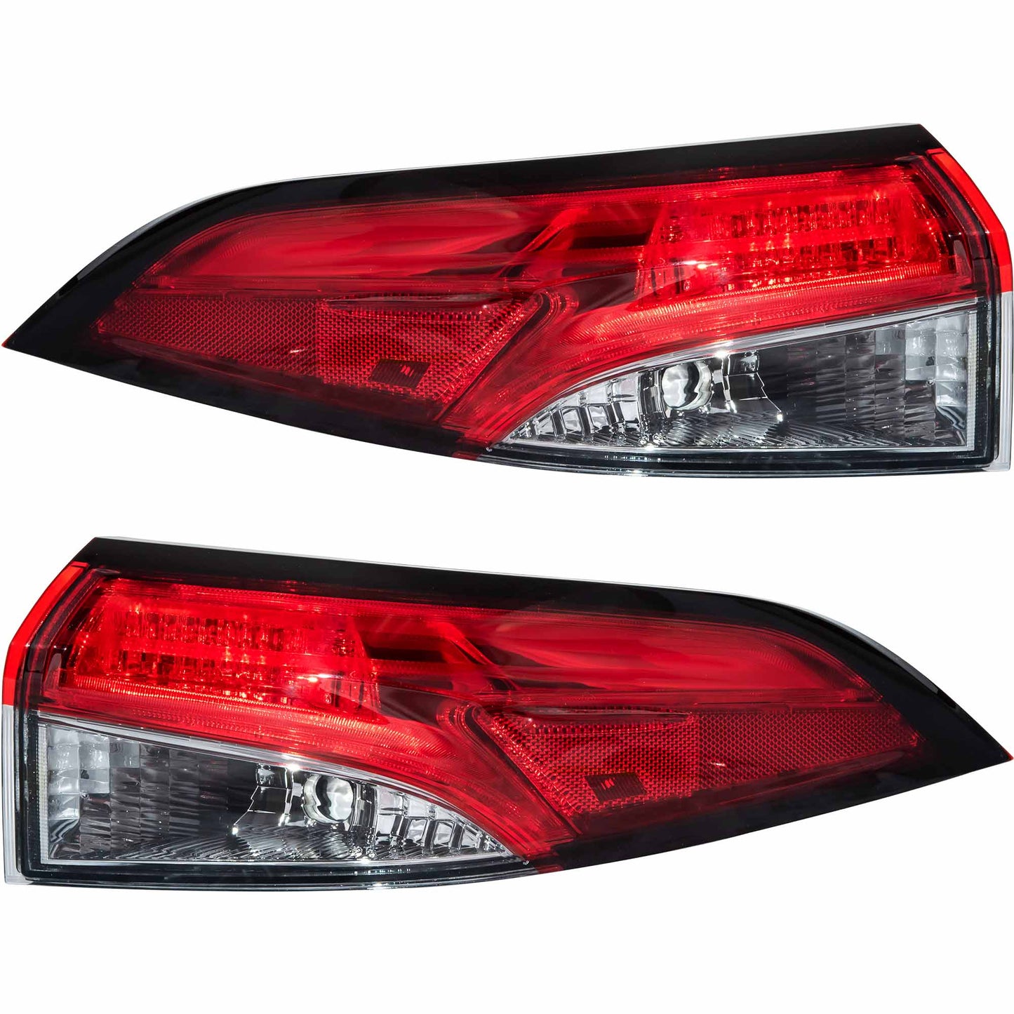 LED Combination Tail Light Assembly With Smoked Signal Lens Body Mounted Set Driver Side Left Passenger Side Right For 2020-2023 Toyota Corolla Sedan XLE/XSE 2023 Toyota Corolla Hybrid XLE/XSE