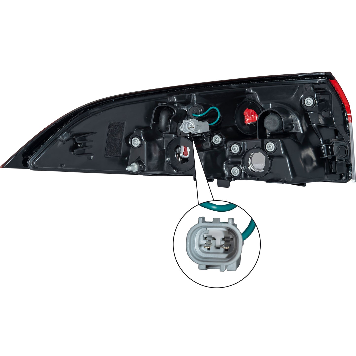 LED Combination Tail Light Assembly With Smoked Signal Lens Body Mounted Passenger Side Right For 2020-2023 Toyota Corolla Sedan XLE/XSE 2023 Toyota Corolla Hybrid XLE/XSE