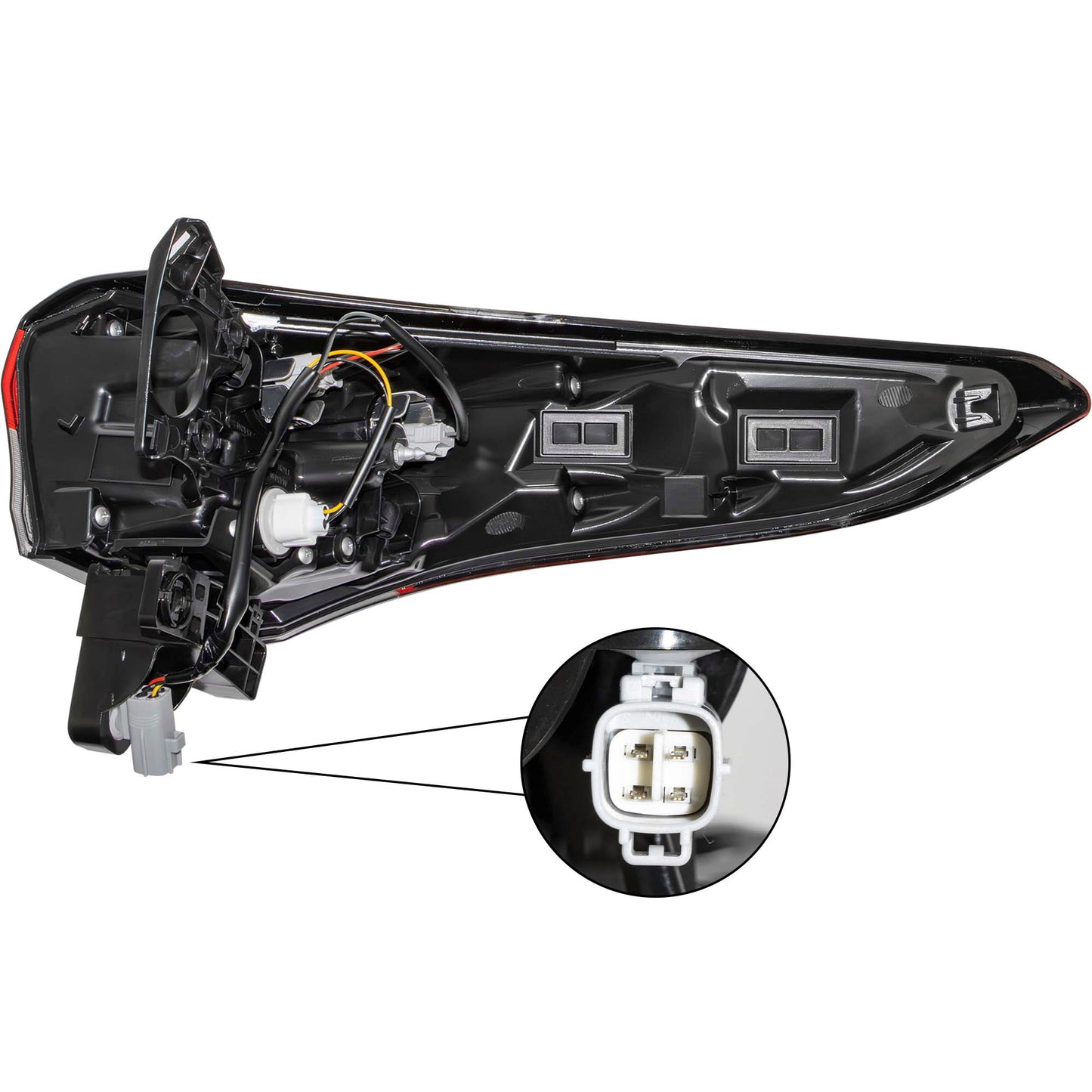 LED Combination Tail Light Assembly Driver Side Left  Body Mounted  For 2020-2023 Toyota Highlander 2020-2023 Toyota Highlander Hybrid