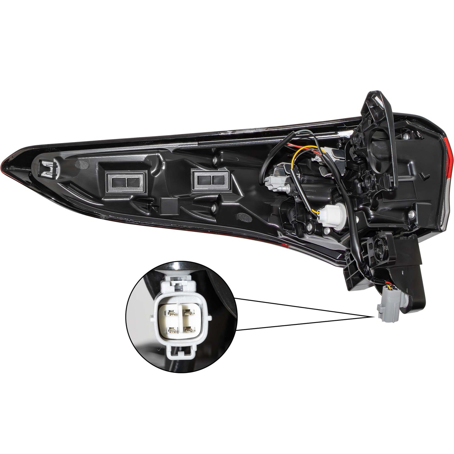 LED Combination Tail Light Assembly Passenger Side Right Body Mounted For 2020-2023 Toyota Highlander 2020-2023 Toyota Highlander Hybrid