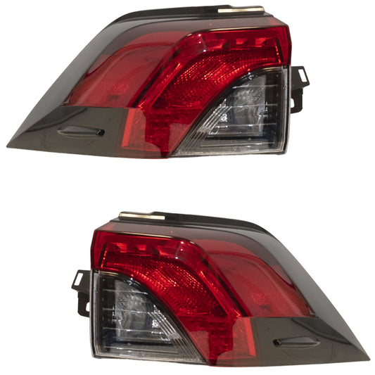 LED Combination Tail Light Lens and Housing Body Mounted Driver Side Left For 2019-2025 Toyota RAV4 Japan Built 2019-2025 Toyota RAV4 Hybrid Japan Built 2021-2024 Toyota RAV4 Prime