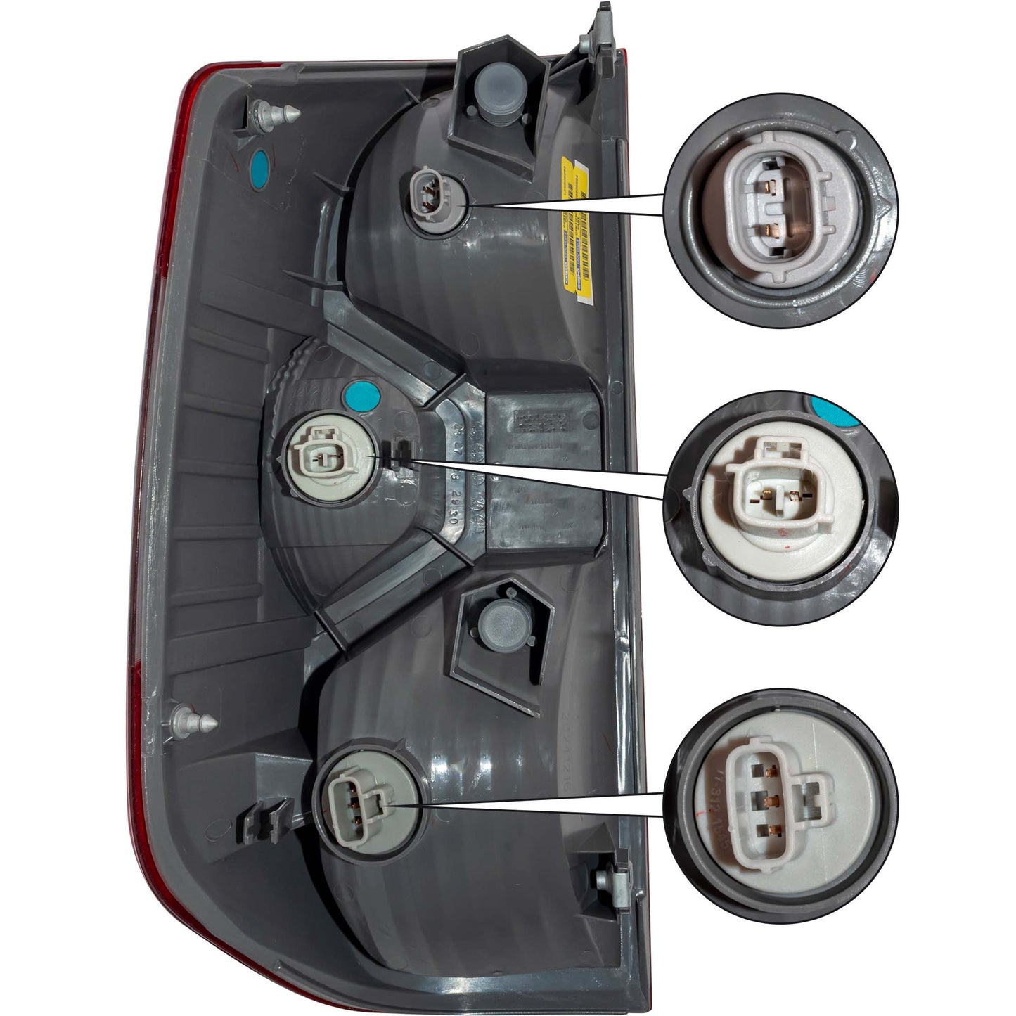 CAPA Certified Tail Light Assembly Passenger Side Right For 2014-2021 Toyota Tundra