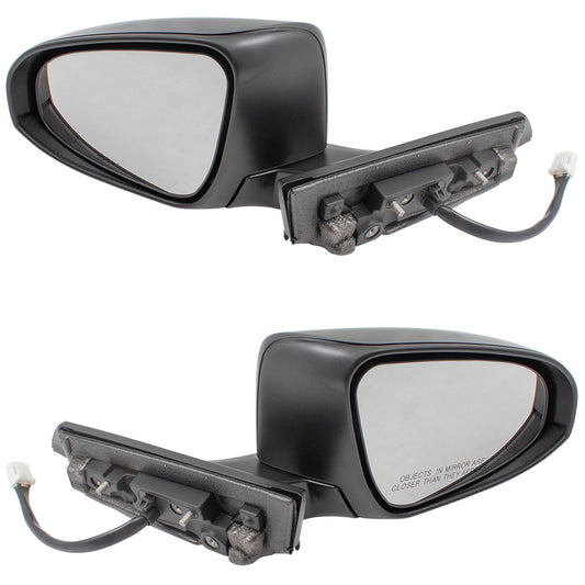 Brock Replacement Pair Set Power Folding Side View Mirrors Heated Signal Compatible with 2018 2019 C-HR 87940F4050 87910F4050 TO1321364 TO1320364