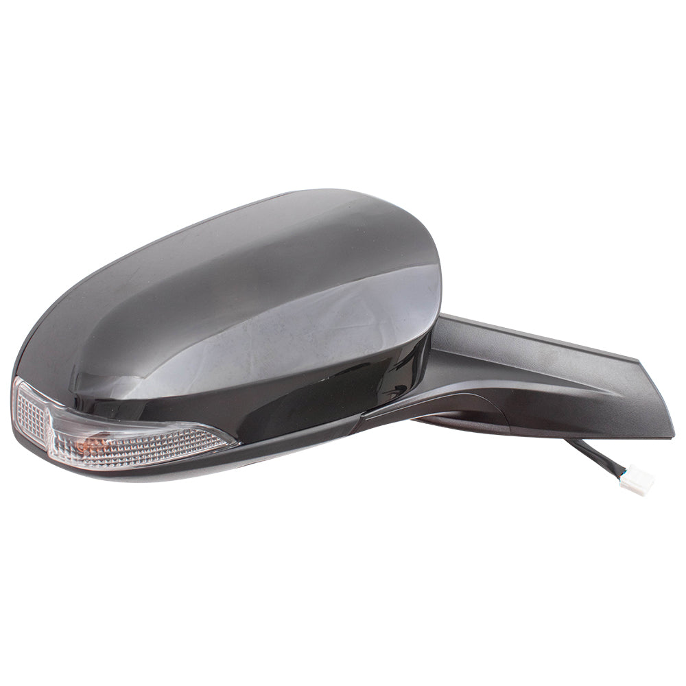 Brock Replacement Pair Set Power Side View Mirrors Heated Signal Manual Folding Compatible with 2018 2019 C-HR 87945-0F911 87915-0F911