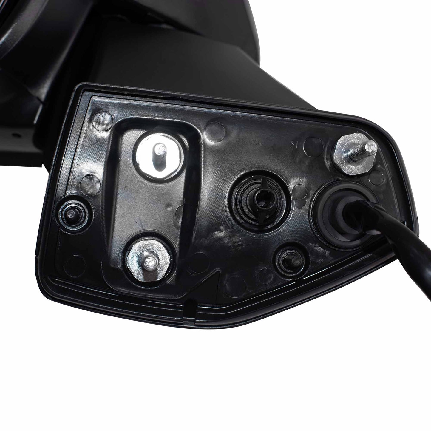 Power Door Mirror Paint To Match Black Cover Manual Folding With Heat-Signal Without Blind Spot Detection-Memory-Puddle Light-Side View Camera Driver Left For 2020-2024 Toyota Highlander